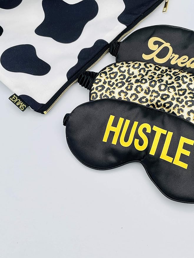 SMUG Satin Sleep Mask & Eye Mask | Travel Sleep Masks for Women & Men | Soft Sleeping Eye Mask to Nourish Skin & Reduce Dark Circles | Eye Sleep Mask Shades to Block Out Light | Dreamer-BrightBean Baby