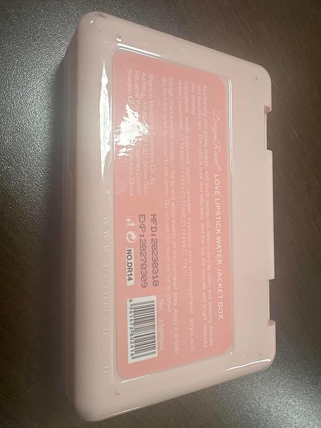 Miniling 6 Colors Lip Tint Stain Set,Korean Gloss Plumping Mini Liquid Lipstick,Multi-use and Cheek Tint,Long lasting Non-Stick Cup Waterproof, High Pigment, Vivid Color, Makeup, 1.0 Count-BrightBean Baby