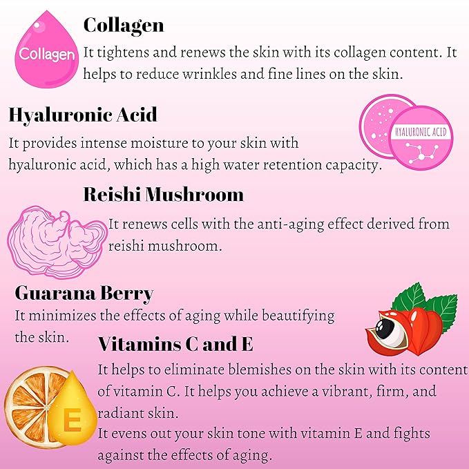 Face Primer Cream with Vitamin C and D, Collogen, Hyalurocic Acid, and Natural Extracts for Anti-Aging Moisturization-BrightBean Baby