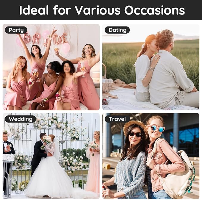 Segbeauty 10ML Refillable Perfume Bottle, 10 Packs Fine Mist Atomizer Sprayer, Empty Glass Spray Bottle Mini Portable Travel Atomizer for Toiletries, Fragrance Scent Pump Dispenser-BrightBean Baby