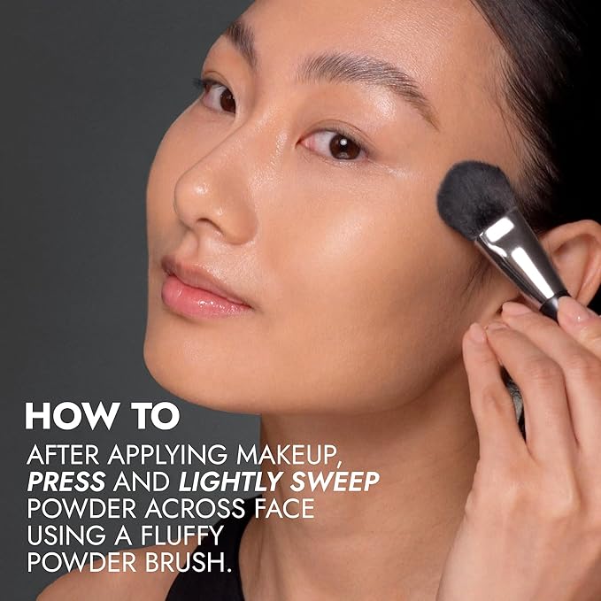 COVER FX Perfect Setting Powder - Shade Tan - Loose Makeup Finishing Powder - Mattify Skin and Lock in Makeup - Blurs Fine Lines - Full Size-BrightBean Baby