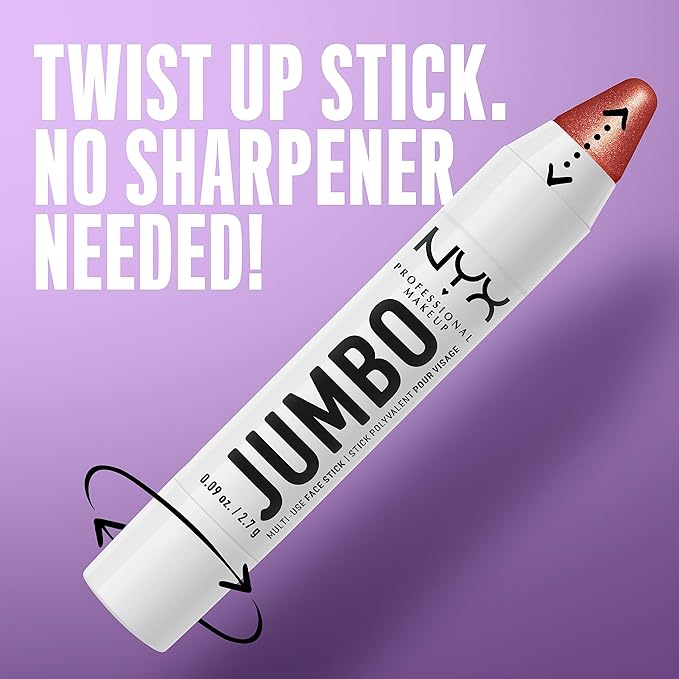 NYX PROFESSIONAL MAKEUP, Jumbo Multi-Use Face Highlighter Stick - Lemon Meringue-BrightBean Baby