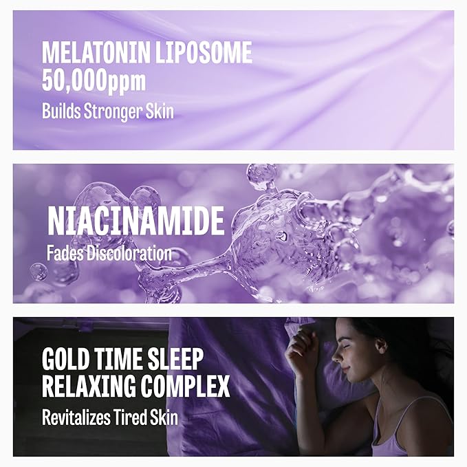 Time Return Melatonin Cream | Face Hydrating Cream & Face Moisturizer for Dry Skin | Relaxing Face Cream for Women & Men | Melatonin Face Cream for Resilient Skin, 1.76 oz-BrightBean Baby
