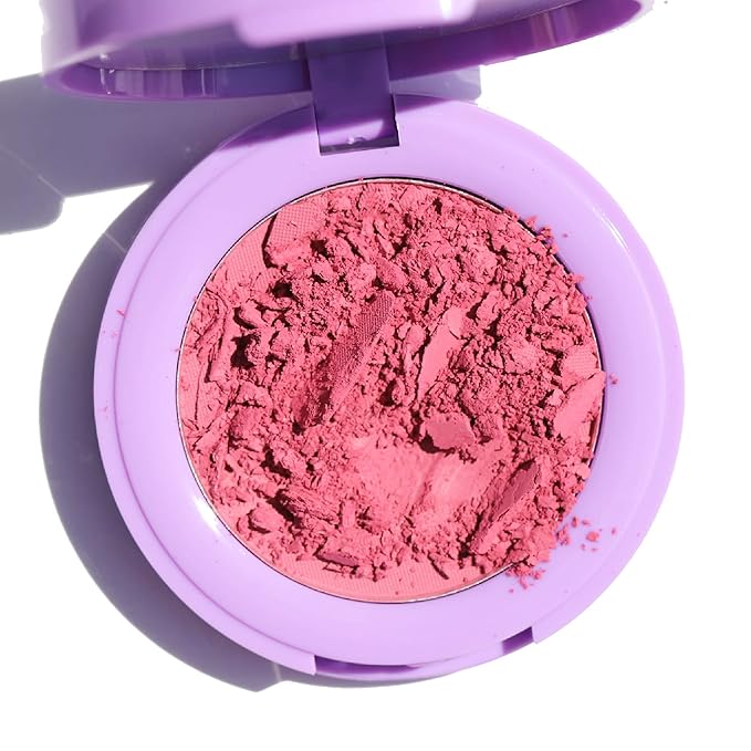Half Caked In Bloom Powder Blush | vegan & cruelty-free, fragrance-free, highly pigmented, primer-infused | 3.8g (Soft Serve)-BrightBean Baby