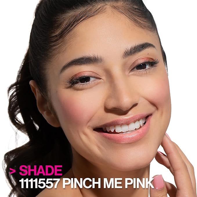 wet n wild Color Icon Blush, Effortless Glow & Seamless Blend infused with Luxuriously Smooth Jojoba Oil, Sheer Finish with a Matte Natural Glow, Cruelty-Free & Vegan - Pinch Me Pink-BrightBean Baby
