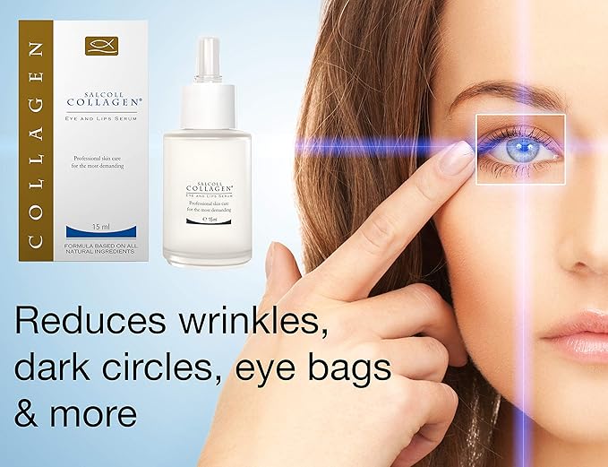 Anti-Aging Eye & Lip Serum - Anti-Wrinkle, Hypoallergenic Face Treatment For Women & Men, Reduces Eye Bags, Dull Skin, Dark Circles, 15 ml-BrightBean Baby