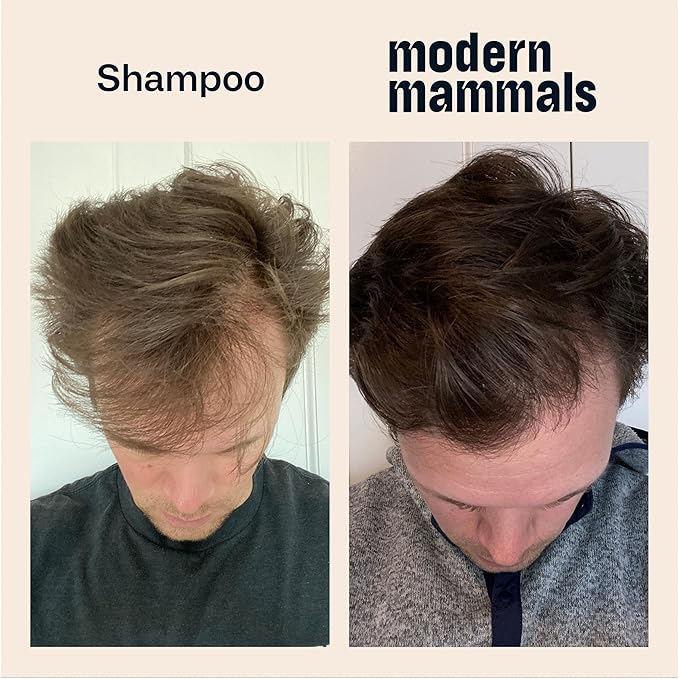 Modern Mammals Light Shampoo Bar - Gentler Wash for Better Hair, Minimalist Hair Care for Men, Low Lather, Conditioner, Sensitive Scalps, No Poo, Vegan, Natural Ingredients, Fragrance-Free (2.4oz Bar)-BrightBean Baby
