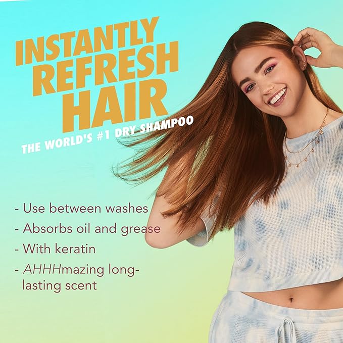 Batiste Dry Shampoo for Blonde Hair, Refresh Hair and Absorb Oil Between Washes, Waterless Shampoo for Added Hair Texture and Body, 5.71 oz-BrightBean Baby