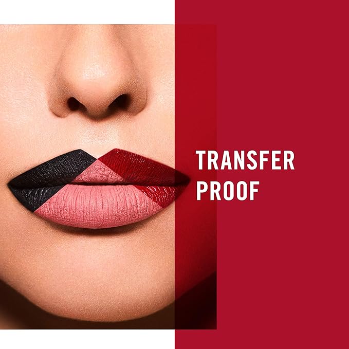 Rimmel London Provocalips 16hr Kiss-Proof Lip Color - Two-Step Liquid Lipstick to Lock in Color and Shine - 220 Lazy Daze, .14 fl.oz.