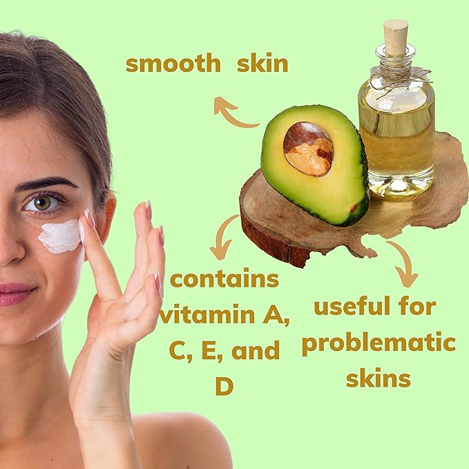 Retinol Cream for Face with Avocado Oil - Natural Moisturizer Face Cream, Smooth Skin Formula - 1.6 fl. Oz-BrightBean Baby
