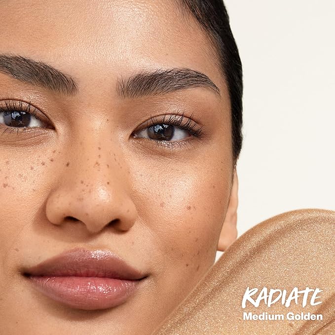 Kosas Glow I.V. Vitamin-Infused Skin Enhancer Face Makeup - Tinted Beauty Highlighter for a Healthy Glow - Radiate-BrightBean Baby