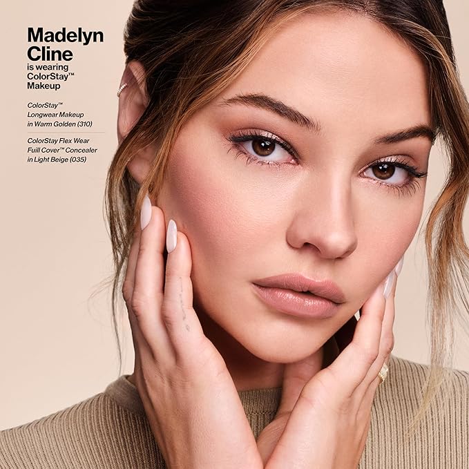 Revlon Liquid Foundation, ColorStay Face Makeup for Combination & Oily Skin, SPF 15, Longwear Medium-Full Coverage with Matte Finish, Medium Beige (240), 1.0 Oz-BrightBean Baby