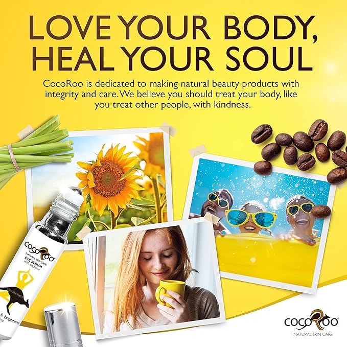 Caffeinated Eye Serum, Nutrient-Dense, 100% Pure, Natural & Vegan (Lemongrass)-BrightBean Baby