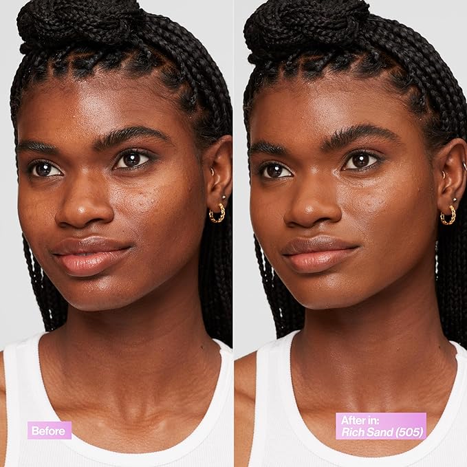 Revlon Illuminance Tinted Serum, Triple Hyaluronic Acid, Evens Out Skin Tone Over Time and Hydrates All Day, SPF 15, 505 Rich Sand, 0.94 fl oz.-BrightBean Baby