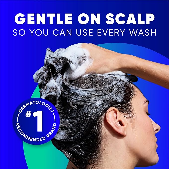 Head & Shoulders Clinical Strength Dandruff Shampoo, Selenium Sulfide Dandruff Defense, Intensive Itch Relief, Seborrheic Dermatitis Relief, Cooling Menthol, 13.5 Fl Oz Each, 2 Pack-BrightBean Baby