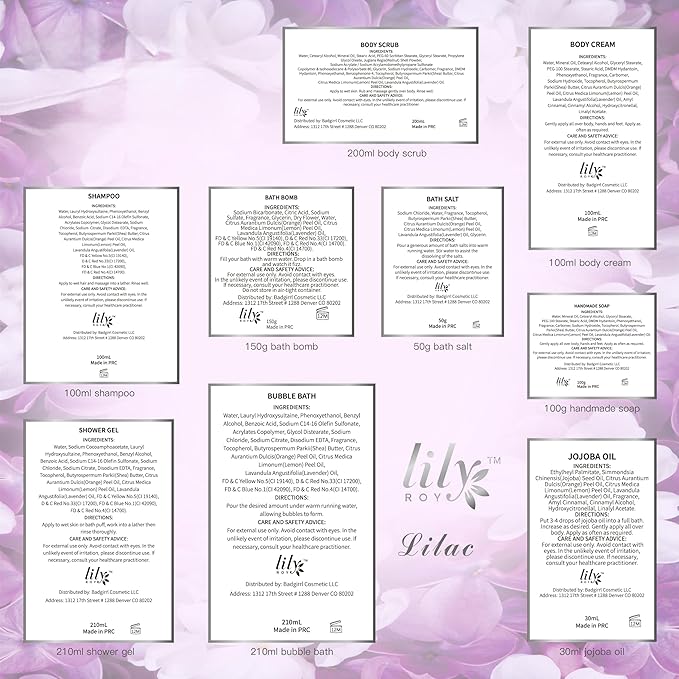 Bath & Body Gift Set for Mothers Day - Luxury 18-Piece Spa Gift Basket for Women, Pampering Bath Set with Bath Bomb | Christmas, Birthday Gifts, Perfect Holiday Gift for Her & Mom All Occasions-BrightBean Baby