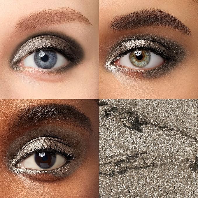 Julep Cream-to-Powder Waterproof Shadow Stick Galaxy Grey Shimmer Long-Lasting, Crease-Proof Cream Eyeshadow with Built-in Smudger
