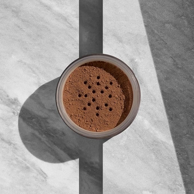 COVER FX Perfect Setting Powder - Shade Deep - Loose Makeup Finishing Powder - Mattify Skin and Lock in Makeup - Blurs Fine Lines - Full Size-BrightBean Baby