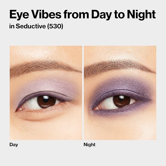 Revlon ColorStay Day to Night Eyeshadow Quad, Longwear Shadow Palette with Transitional Shades and Buttery Soft Feel, Crease & Smudge Proof, 530 Seductive, 0.16 Oz