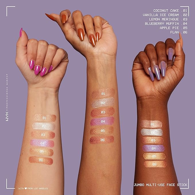 NYX PROFESSIONAL MAKEUP, Jumbo Multi-Use Face Highlighter Stick - Apple Pie-BrightBean Baby