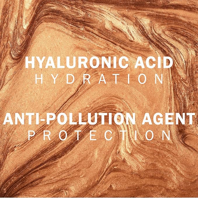 Bronzing Face Serum - Hydrating Serum with Hyaluronic Acid - Anti-Pollution Bronzer Drops for Radiant Skin Glow - All Skin Types - 99% Natural Ingredients Face Tanner - Vegan - 1 Fl Oz-BrightBean Baby