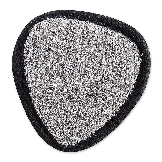 Urbana Spa Prive Men's Bamboo Charcoal Collection, Face Pad,Grey,6338-BrightBean Baby