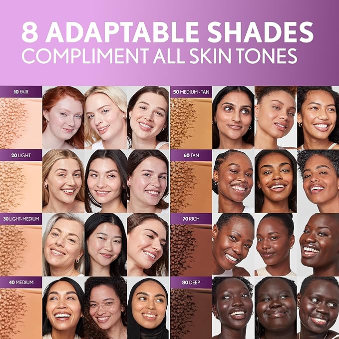 Covergirl Simply Ageless Skin Perfector Essence Foundation, 20 Light, Tinted Skin Perfector, Skincare Makeup Hybrid, Sheer Tint, Radiant Finish, Skin-Like Finish, Vegan Formula, 1.0oz-BrightBean Baby