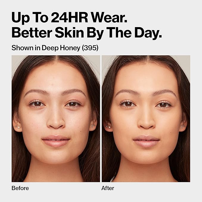 Revlon Liquid Foundation, ColorStay Face Makeup for Combination & Oily Skin, SPF 15, Longwear Medium-Full Coverage with Matte Finish, Medium Beige (240), 1.0 Oz-BrightBean Baby