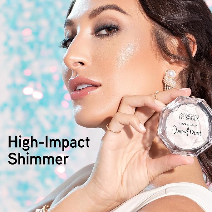 Physicians Formula Mineral Wear® Mini Diamond Dust - Starlit Glow, Finishing Powder, Travel Size, Clean Beauty-BrightBean Baby