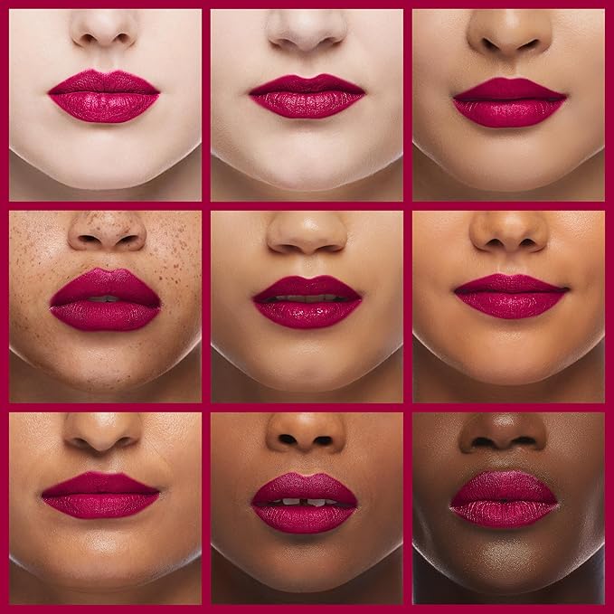Revlon Super Lustrous The Luscious Mattes Lipstick, High Impact with Moisturizing Velvety Formula, Cherries in the Snow, 0.74 oz