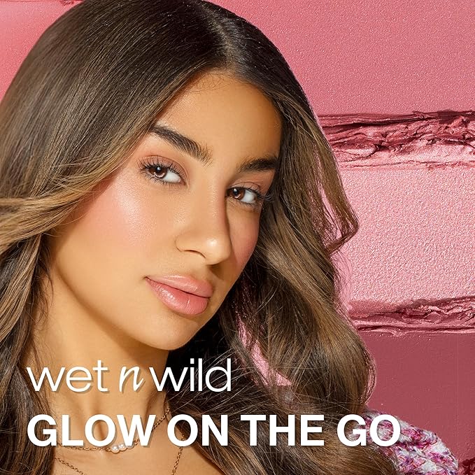 wet n wild MegaGlo Makeup Stick, Buildable Color, Versatile Use, Cruelty-Free & Vegan - Dusty Pink