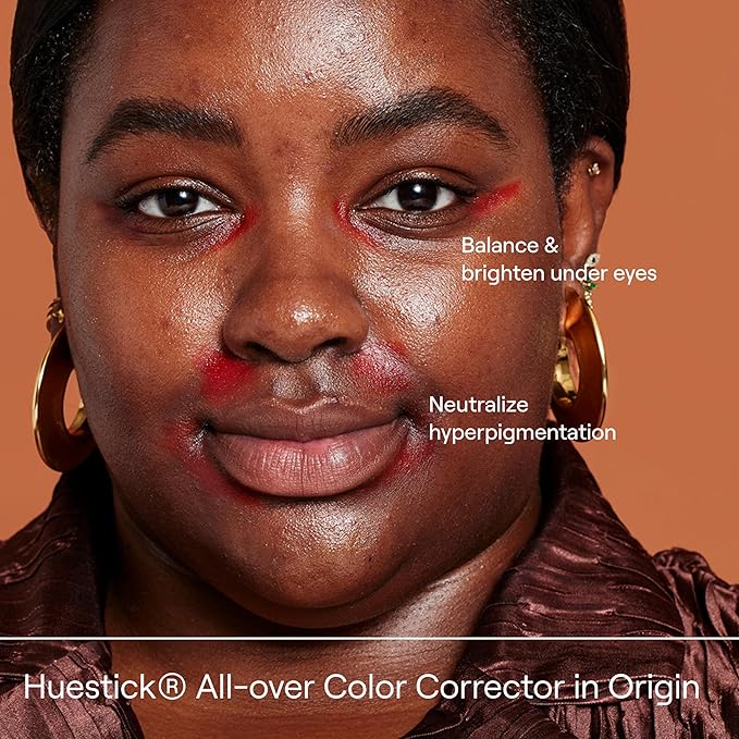 Live Tinted Huestick: All-over Color Corrector Multistick for Brighter, Balanced Skin, Works on Lips, Cheeks, And Eyes, Vitamins C+E Soothes, Heals & Nourishes Damaged Skin - Origin 3g / 0.1oz-BrightBean Baby