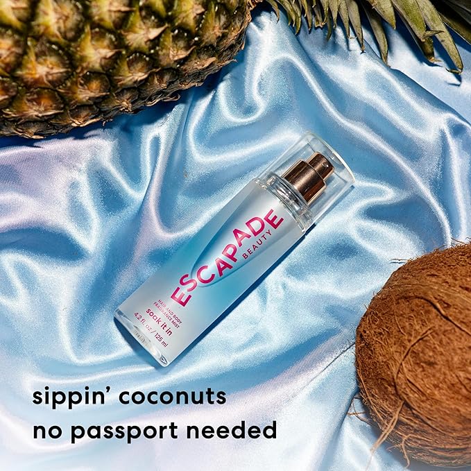 Soak It In Fragrance Body Mist (4.2oz) - Coconut water, Gardenia Petals, Tonka Bean, Whipped Vanilla-BrightBean Baby