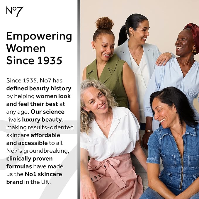 No7 Lift & Luminate Triple Action Serum Foundation - Warm Ivory - Liquid Foundation Makeup with SPF 15 for Dewy, Glowy Base - Radiant Serum Foundation for Mature Skin (30ml)-BrightBean Baby