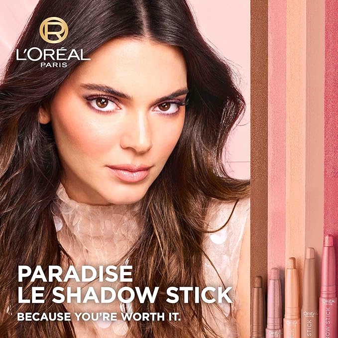 L'Oreal Paris Makeup Le Shadow Stick Eyeshadow, Blendable, Smudge-Resistant, Cream Eyeshadow, Brown Abyss, 0.05 Oz