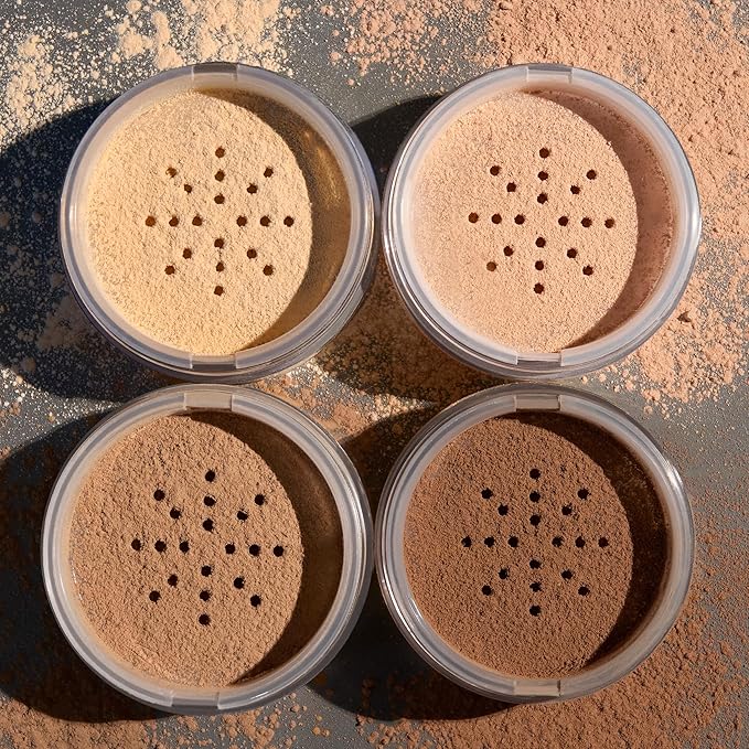 COVER FX Perfect Setting Powder - Shade Tan - Loose Makeup Finishing Powder - Mattify Skin and Lock in Makeup - Blurs Fine Lines - Full Size-BrightBean Baby