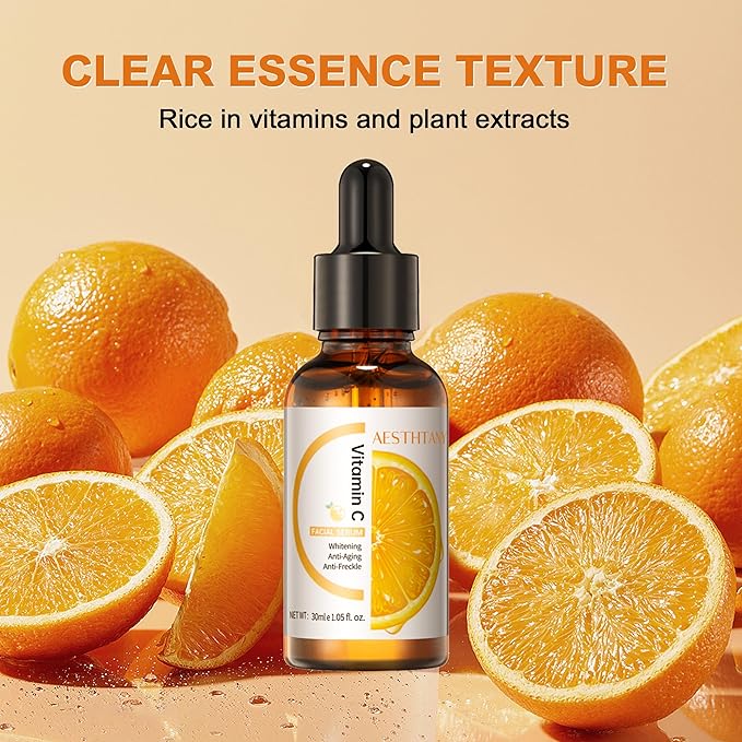 Hydrating Hyaluronic Acid Serum for Face with Vitamin C, Vitamin E | 30ml / 1.06 fl.oz | Daily Moisturizing Face Serum-BrightBean Baby