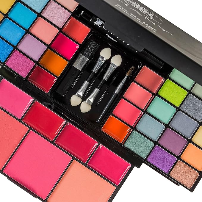 SHANY 'Fix Me Up' Makeup Kit - Eye Shadows, Lip Colors, Blushes, and Applicators (Pack of 4)-BrightBean Baby