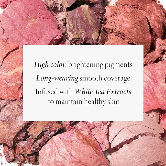 LAURA GELLER NEW YORK Baked Blush-n-Brighten Marbleized Blush for Cheeks - Coral Cove - Natural Finish - Buildable Color