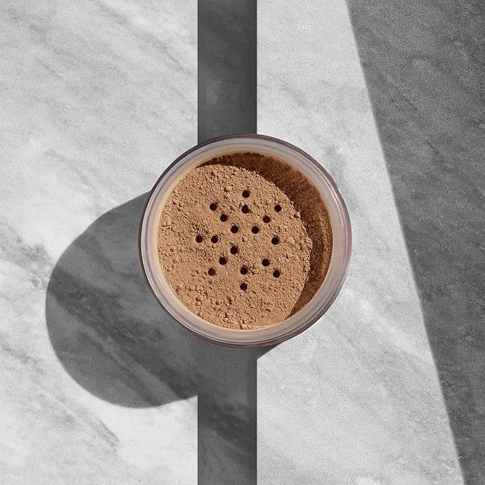 COVER FX Perfect Setting Powder - Shade Tan - Loose Makeup Finishing Powder - Mattify Skin and Lock in Makeup - Blurs Fine Lines - Full Size-BrightBean Baby