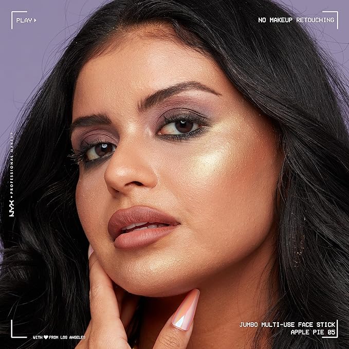 NYX PROFESSIONAL MAKEUP, Jumbo Multi-Use Face Highlighter Stick - Apple Pie-BrightBean Baby