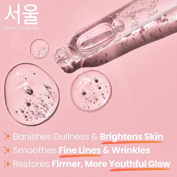 SeoulCeuticals Korean Skin Care 97.5% Snail Mucin Serum – K Beauty Skincare Night Serum Hyaluronic Acid for Face - Centella Anti Wrinkle Serum 1oz-BrightBean Baby