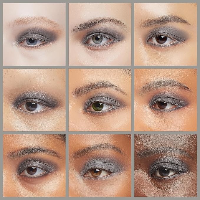 ISMINE Single Eyeshadow Powder Palette Matte Grey, High Pigment, Longwear Single Grey Eye Makeup for Day & Night (#03)