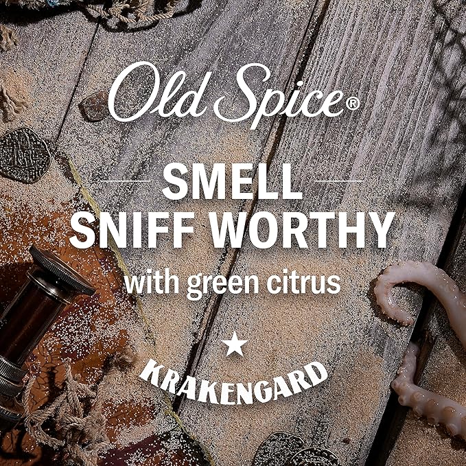 Old Spice Body Wash for Men, Krakengard, Long Lasting Lather, 24 FL OZ (Pack of 4)-BrightBean Baby