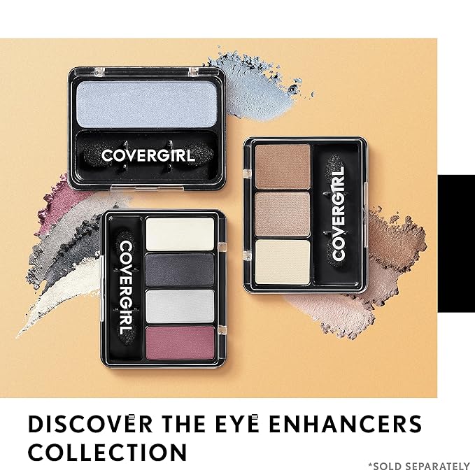 COVERGIRL - Eye Enhancers 1-Kit Eyeshadow, silky, sheer formula, double ended applicator, 100% Cruelty-free-BrightBean Baby
