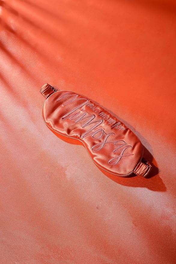 ESNA HOME Luxury Silk Sleep Mask | 22-Momme Mulberry Silk | Ultra Comfort | Deeper Relaxation | Present-Ready Packaging | Luxury Christmas for Her (Wake Me Up for Mimosas)-BrightBean Baby