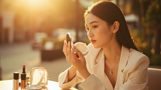 One-Minute SPF Touch-Up Hack for Makeup Lovers