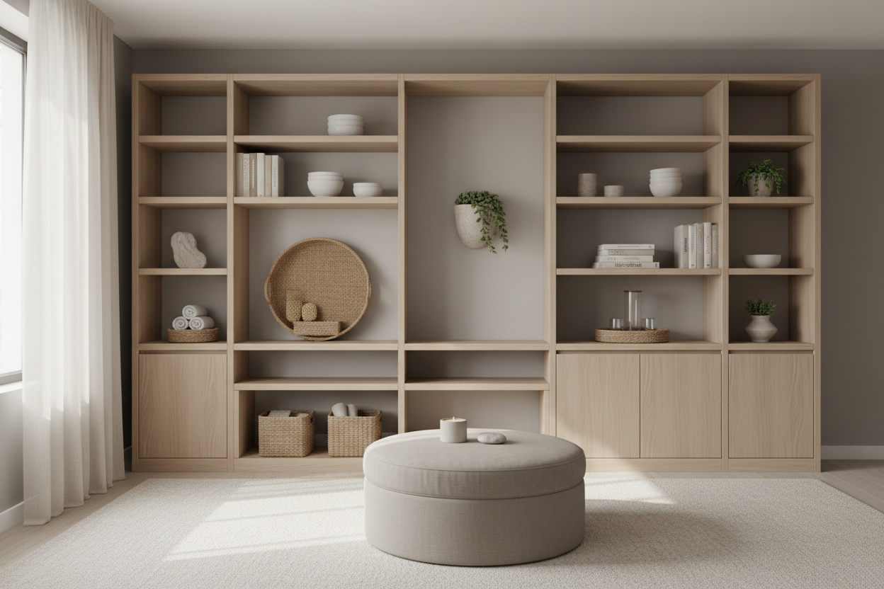 Balance Decor and Storage Perfectly