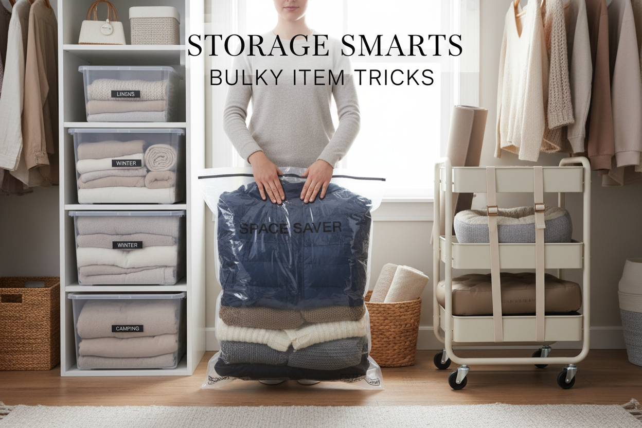 Bulky Item Storage Tricks
