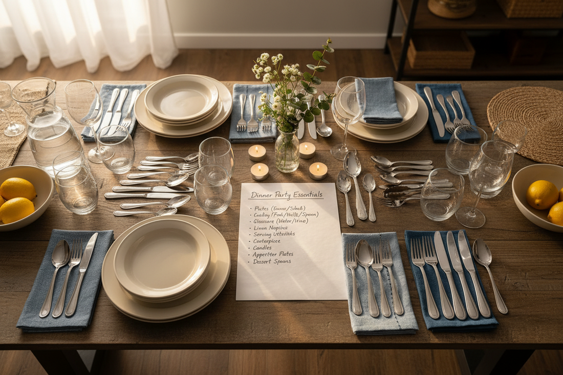 Dinner Party Setup Checklist for Beginners